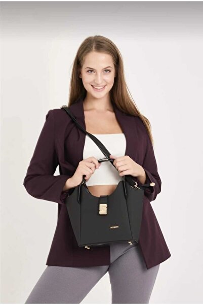 CRESSBERRY Women's Daily Use Zippered Classic Tote Adjustable Crisscross Stra...