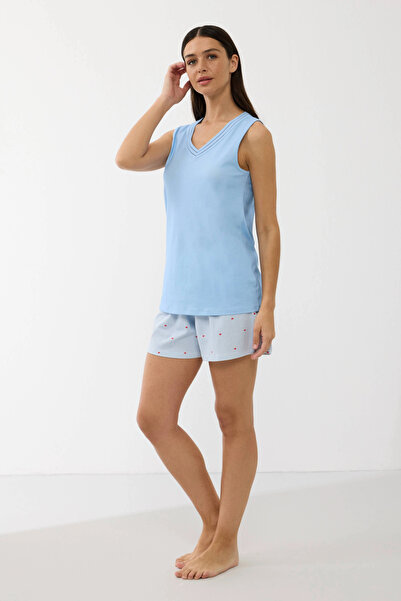 Anıl 11734 Women's T-Shirt and Pants Set