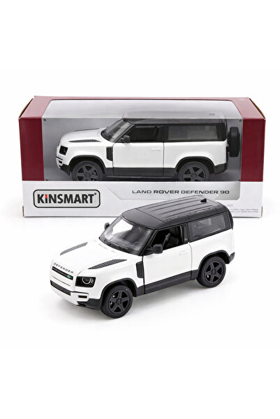 Land Rover Defender 90 Die Cast Model Araba 1:36 Lisanslı-Beyaz (Kutulu ve lisanslı)