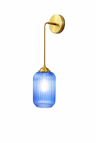 MINIMAL ETICARET VE BILGI TEKNOLOJILERI Lotus Royal Blue (Blue) Glass Wall Sc...