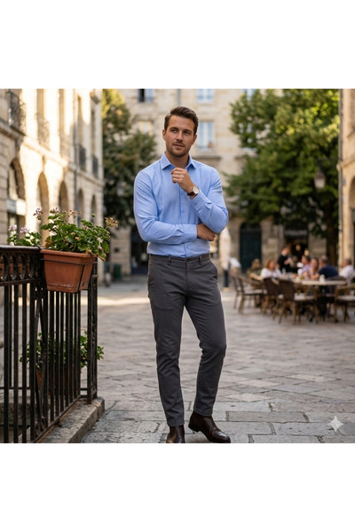 Fine Touch Premium 100% Cotton Shirt |   Timeless Elegance, Maximum Comfort