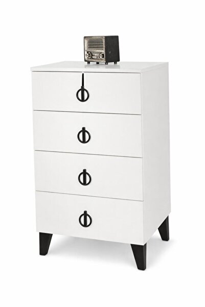 ERÇA MOBİLYA RELAX ŞİFONYER BEYAZ 61CM*98CM*45CM