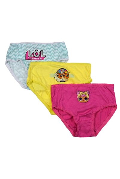 L.O.L. SURPRISE Set de 3 lenjerie intimă din bumbac pentru fete, LOL, multico...