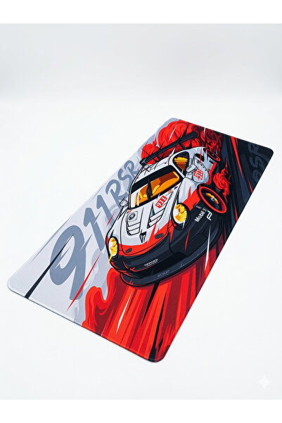 Glazef Porsche 911 RSR Arabalı Mousepad - Arabalı Mouse Altlığı Büyük Boy 70x...