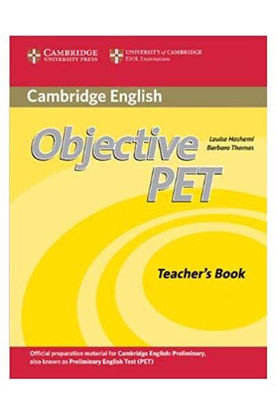 Cambridge University Press Cartea profesorului de PET obiectiv (ediția a doua...