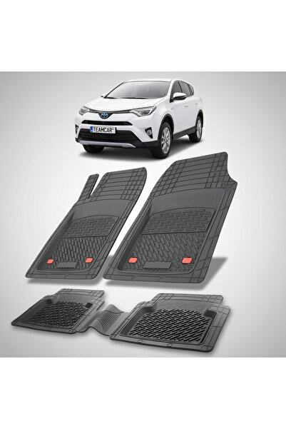 TEAMCAR Πατάκια δαπέδου Toyota RAV4 XA40 SUV συμβατά 2015-2018 | Μαύρο