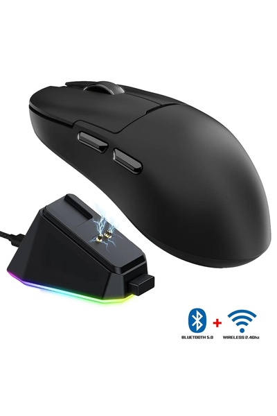 Poke Kablosuz + Bluetooth Mouse Şarjlı Manyetik Stand 1600DPİ Jedel WD-157