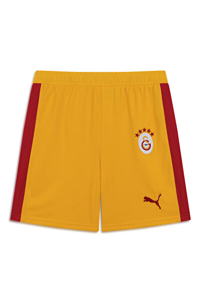 Puma Galatasaray 2025/26 T7 Retro Erkek Sarı Futbol Şort 78819881