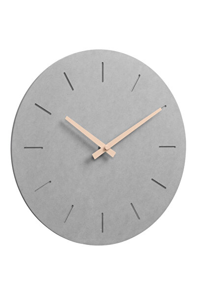 Navaris Wall Clock, Modern Minimalist Design, Ø 30.5 x 4.4 cm, Silent Mechani...