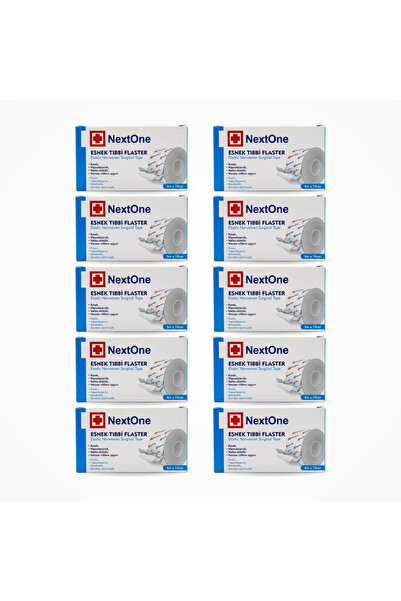 Nextone Inc Nextone Esnek Fix Tıbbi Flaster Nonwoven 10cm x 5m - 10 Adet