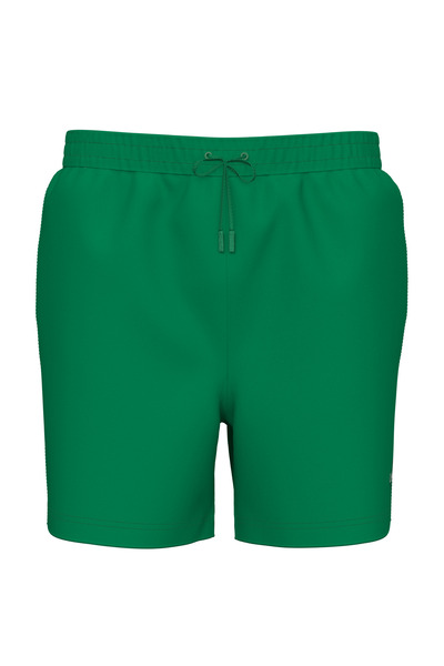 Calvin Klein Men's Mid Waist Band Drawstring Green Swim Shorts
