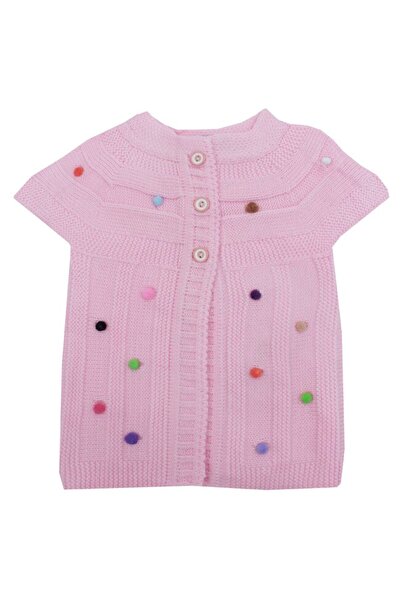 PRICHINDEL Knitted Vest, Acrylic, Ioana, Light Pink