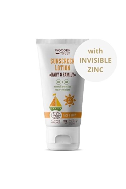 Wooden Spoon Telové mlieko na opaľovanie v tube Baby & Family SPF 30 WoodenSp...