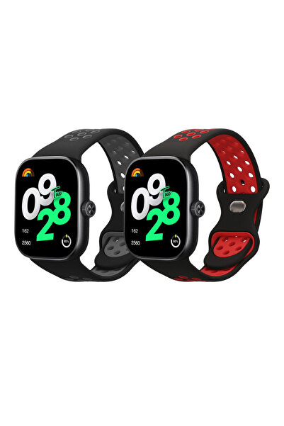 KWmobile Set de 2 curele pentru Xiaomi Redmi Watch 4, multicolore, silicon, K...