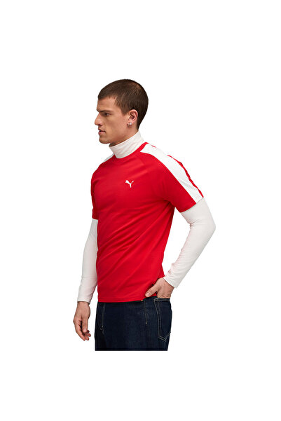 Puma T7 Erkek Kırmızı Günlük Stil T-Shirt 62959211