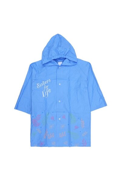 Frozen Poncho de ploaie, PVC, Sister for Life, albastru