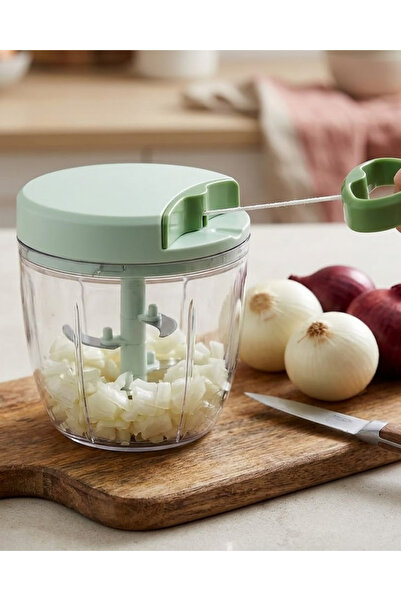 Mestore Manual String-Operated Vegetable Chopper Multi-Blade Practical Kitche...