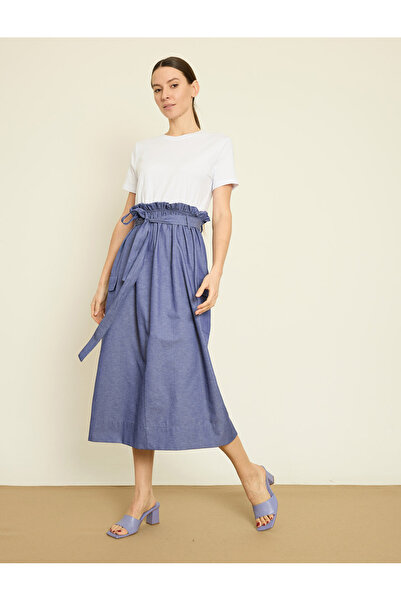 BGN workshop Poplin Paneled Cotton Dress