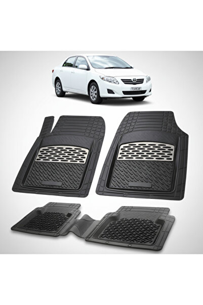 TEAMCAR Συμβατά πατάκια Toyota Corolla E150 Sedan 2007-2010 | Ασημί