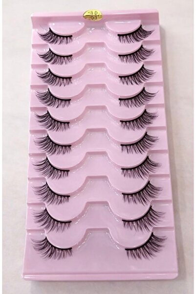 SİNKA 10 Çift Takma Kirpik Gerçek Doğal Görünüm Kirpik Seti S-03