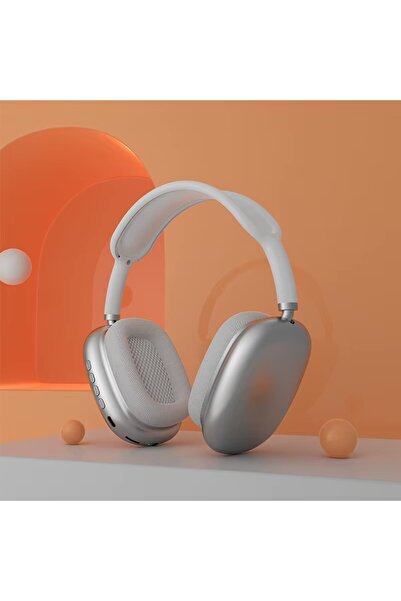 Maxron P9 Pro Gri Bluetooth 5.3 Kablosuz Kulaküstü Kulaklık 10 Saat Müzik, Mi...