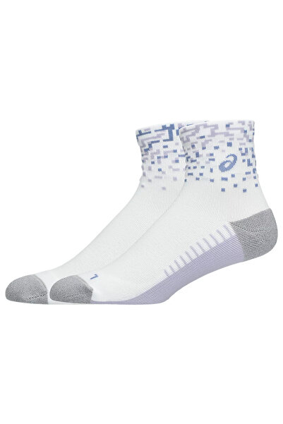 Asics Run Quarter Unisex Beyaz Koşu Çorap 3013B284-100