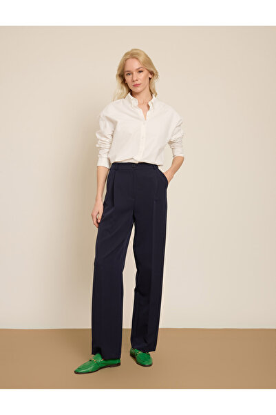 BGN workshop Pleated Havuc Cut-To-Length Pants