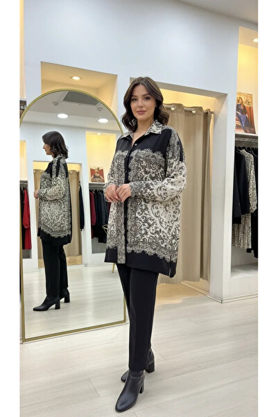 Invee Patterned Shirt 7235 Beige