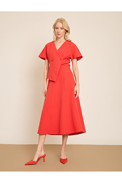 BGN workshop ΦΟΥΣΤΑ EVAZE Midi μήκος ΜΕ ΣΧΕΔΙΑΣΜΟ ΤΕΜΑΧΙΩΝ