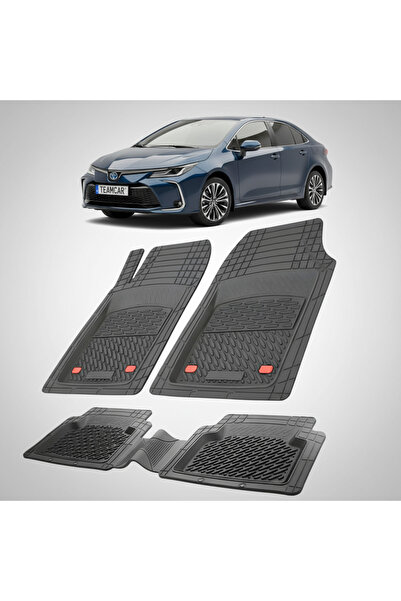 TEAMCAR Πατάκια δαπέδου Toyota Corolla E210 Sedan Συμβατά 2022-2024 | Μαύρο