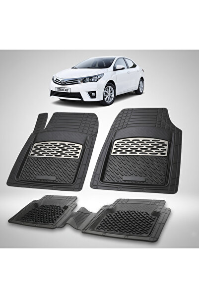 TEAMCAR Συμβατά πατάκια Toyota Corolla E180 Sedan 2013-2016 | Ασημί