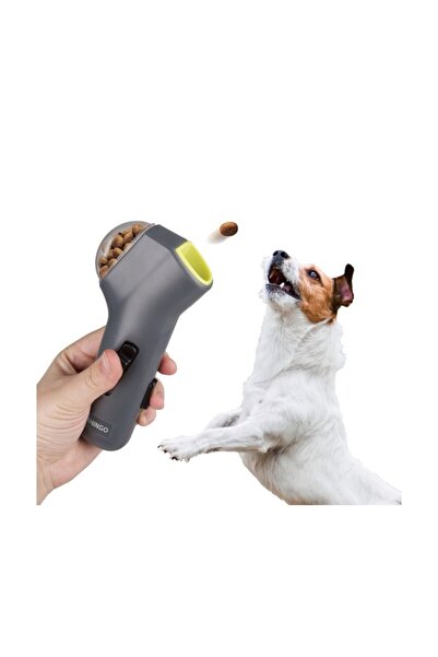 Flamingo Mimzi Köpek Ödül Maması Fırlatıcı Eğitim Oyuncağı Treat Launcher 8x3...