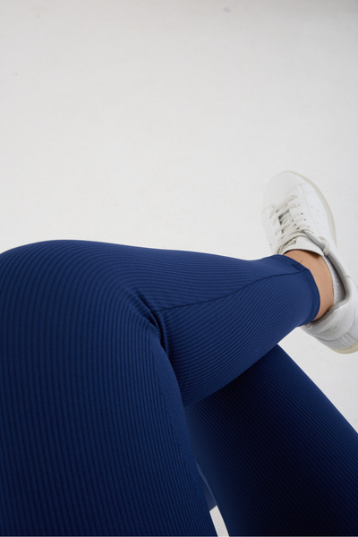 Clothes Fast Leggings pentru femei Mărime mare talie înaltă material reiat Le...
