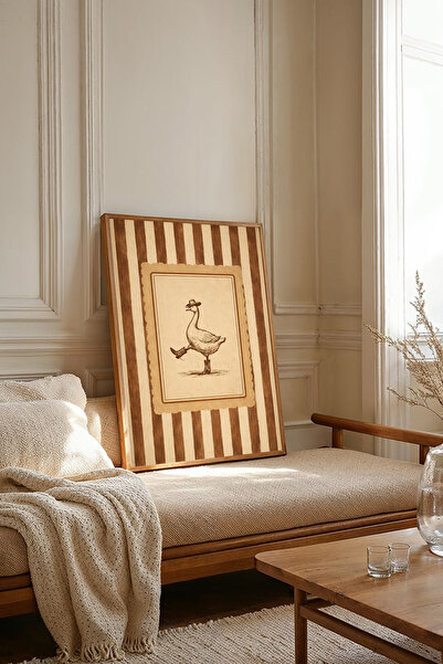 Dekorsiahome Tablou dintr-o singură bucată cu ramă din lemn TK3756