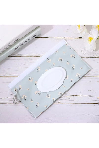 Choice4 1pc EVA Baby Wet Wipe Pouch Portable Wipes Holder Case Flip Cover Sna...