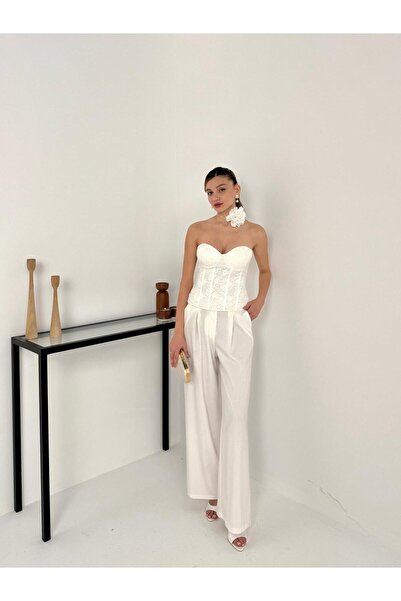 lallure design Kadın Straplez özel Korse , büstiyer, Bluz