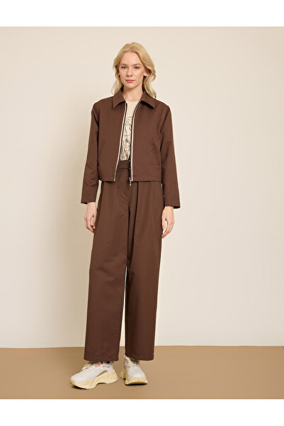 BGN workshop Contrast Lining-Striped Short Jacket