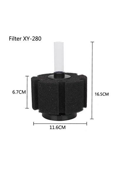 Choice5 XY-280 Black Spong Filter for Aquarium Fish Tank Air Pump Skimmer Bih...