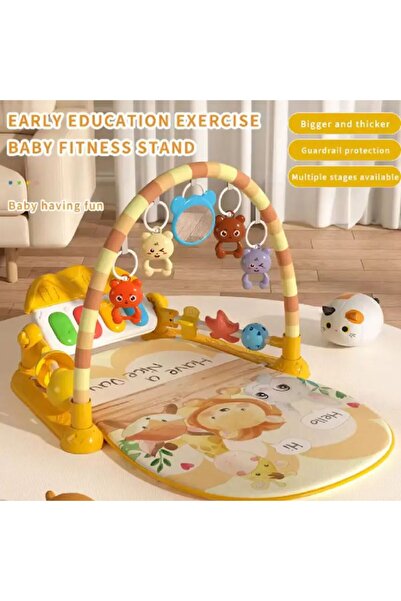 WORLD OF TOYS Saltea de joaca cu pian bebelusi