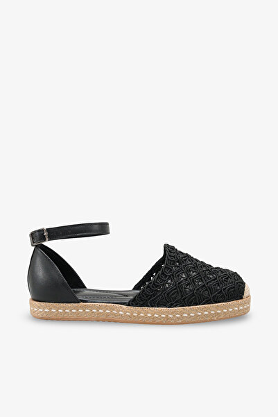 İNNABUTİKK Harase Women's Espadrilles Shoes - Black