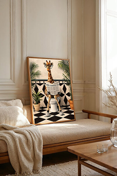 Dekorsiahome Tablou dintr-o singură bucată cu ramă din lemn TK3732