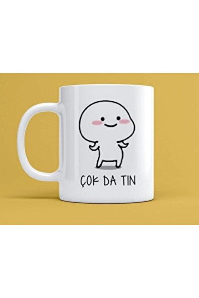 esdekor Çok Da Tin Printed Mug Cup 1 Piece