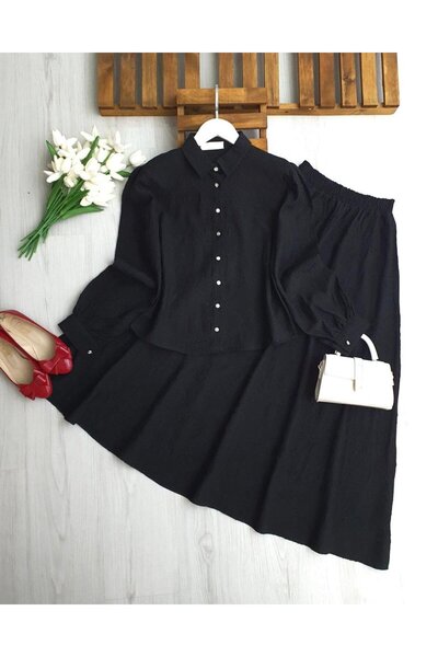 TrendParis Nuzgi Self-Embroidered Jacquard Strawberry Fabric Set