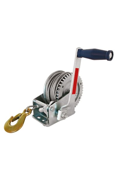 Carpoint Troliu manual cu cablu de oțel de 20 m