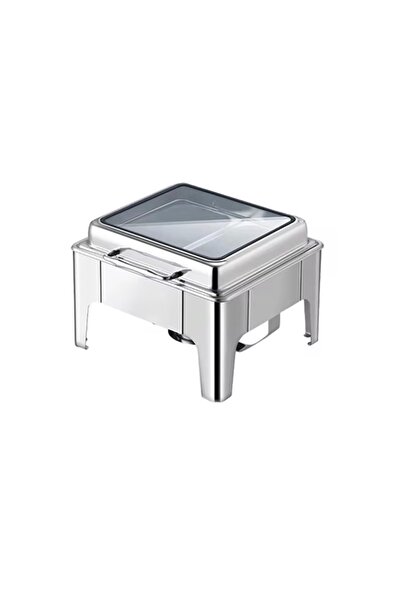 ABAREEK Square food warmer for buffets (Chafing Dish) made of stainless steel...