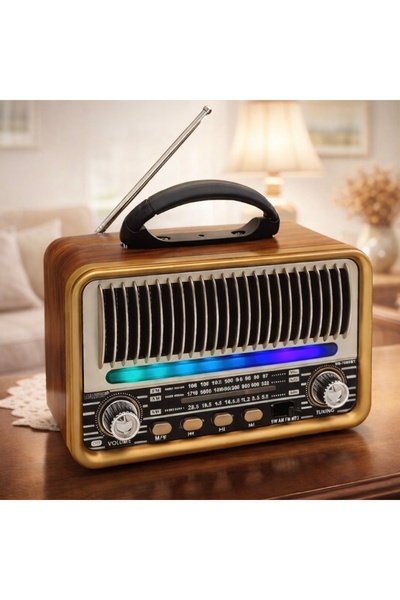 m memita Everton RT-769 Nostaljik Bluetooth Radyo | USB / TF Kart / FM Radyo ...