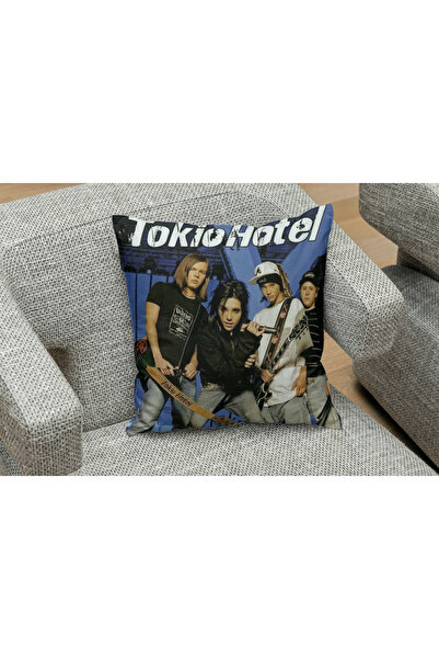 OWLBAG COMPANY حقيبة OWL BAG Tokio Hotel 2 رقم منقوش بتصميم مربع B0Ş غطاء وسادة