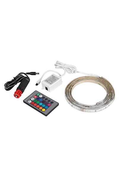 Lampa Bandă LED RGB cu telecomandă 12/24V - 200cm