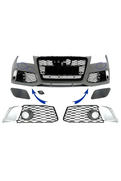 tuningset Εξαρτήματα εμπρόσθιου προφυλακτήρα κατάλληλα για Audi A7 4G 2010-20...