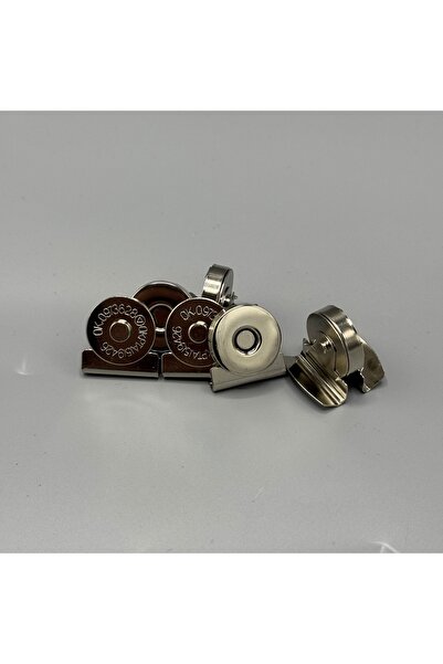 Aynalı Magnet de compresie argintiu (pachet de 4)